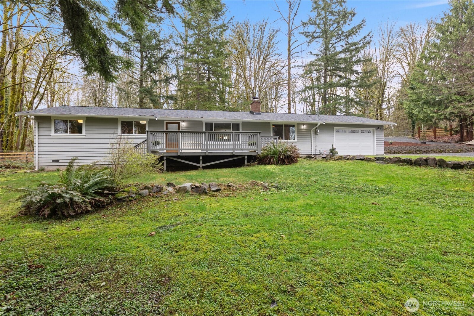 13425 North Echo Lake Road Snohomish, WA 98296 - Photo 1 of 39 front view of a house with a yard