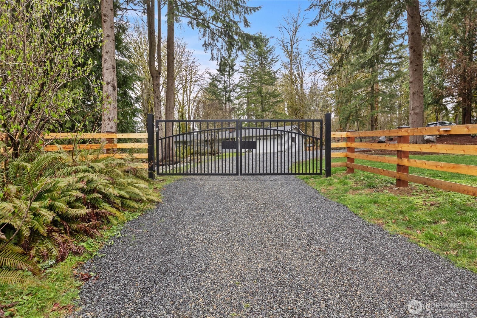 13425 North Echo Lake Road Snohomish, WA 98296 - Photo 4 of 39 a view of a yard with large trees