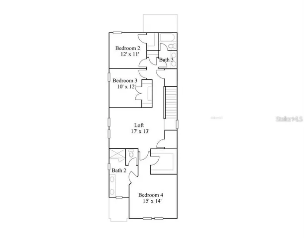 a picture of a room with a white wall and a large window