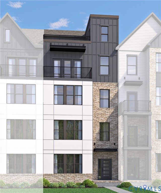 The Foster! Townhome is under construction. Photos