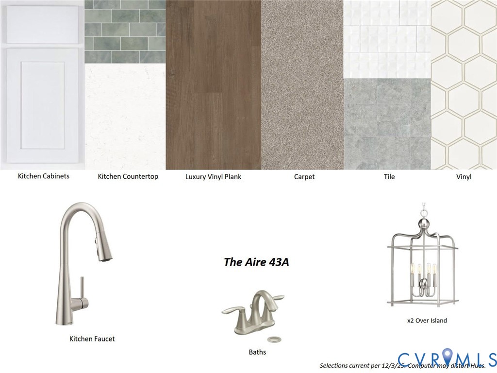 16033 Aspect Way Midlothian, VA 23113 - Photo 27 of 40 Collage shows design finishes in the home.