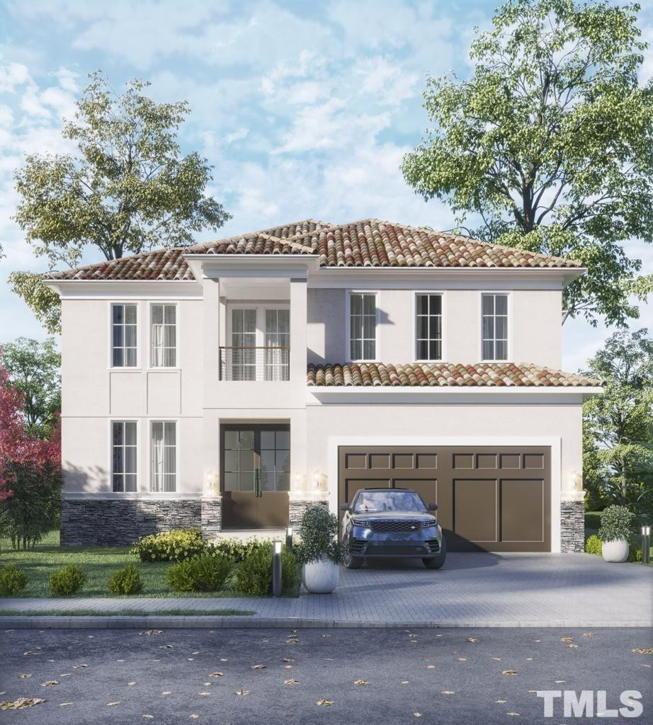 a view of house with a car park front of house