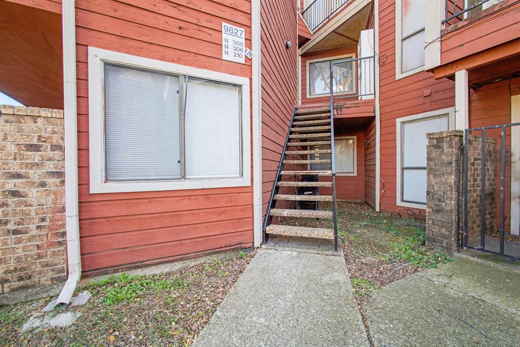9827 Walnut Street, Unit 210 Dallas, TX 75243 - Photo 2 of 30 a view of a house with backyard and stairs