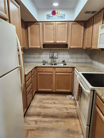 a view of wooden floor