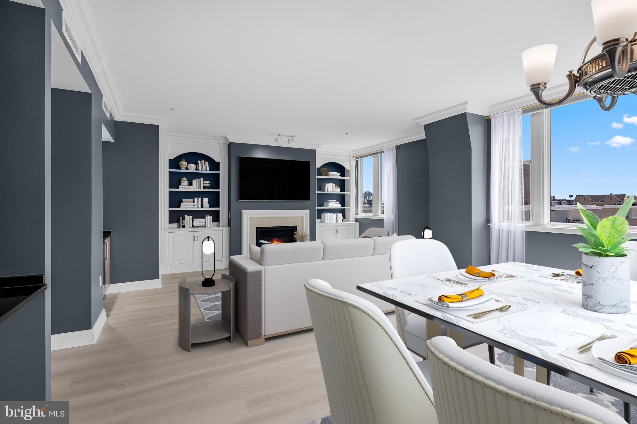 801 Key Highway, Unit P64 Baltimore, MD 21230 - Photo 2 of 52 Dining Room into Living Room