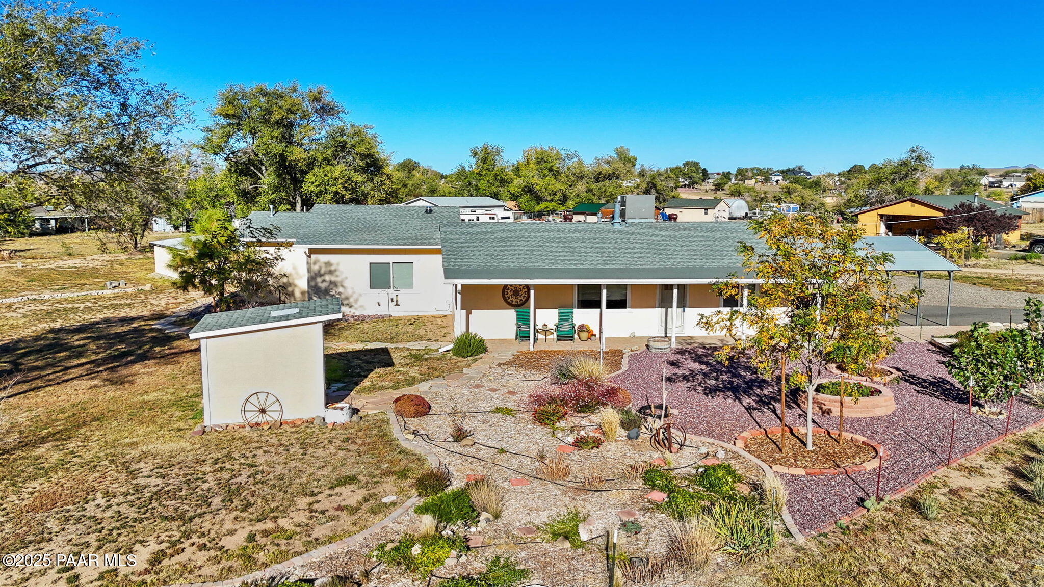 1326 East Ben Road Chino Valley, AZ 86323 - Photo 44 of 51 front view of a house with a yard