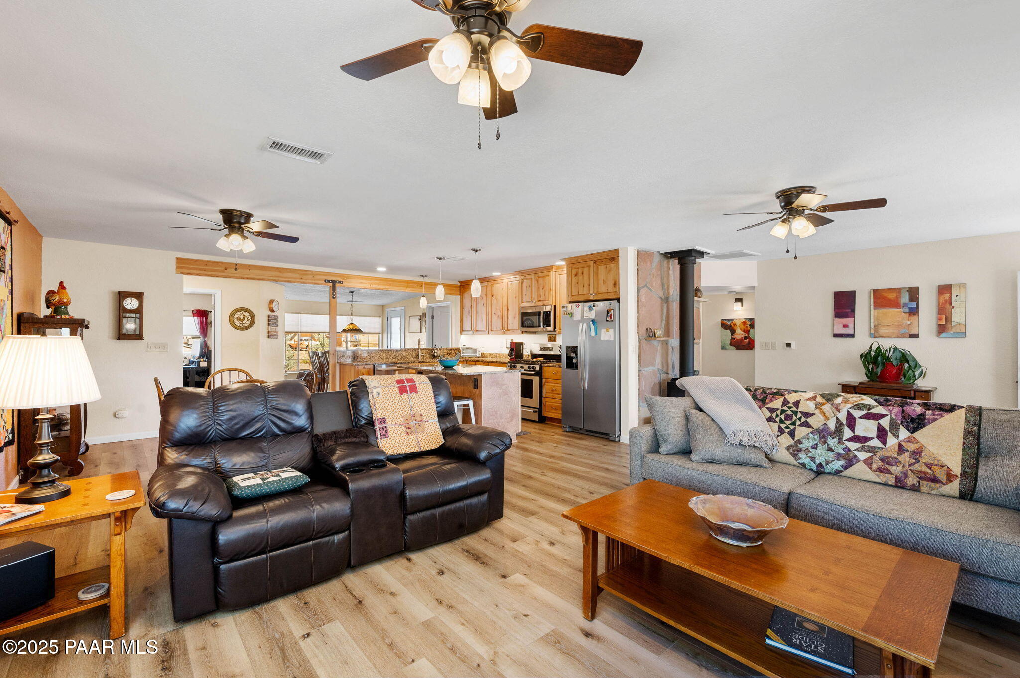 1326 East Ben Road Chino Valley, AZ 86323 - Photo 9 of 51 a living room with furniture and wooden floor