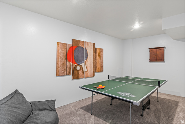 1343 North Trapper Loop Garden City, UT 84028 - Photo 35 of 56 Game room with carpet flooring