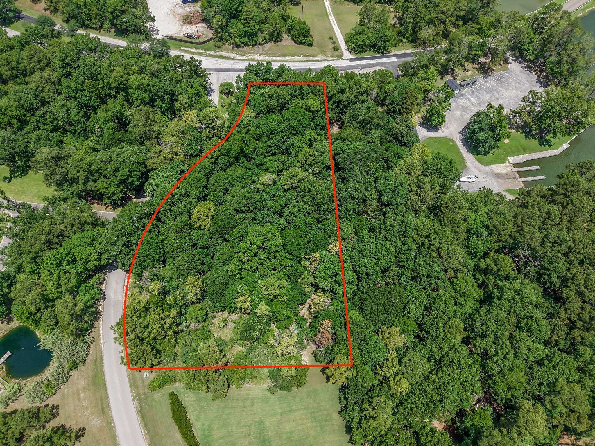Tbd Ridge Lane Coldspring, TX 77331 - Photo 3 of 18 Estimated outline of the lot - please see survey for exact dimensions