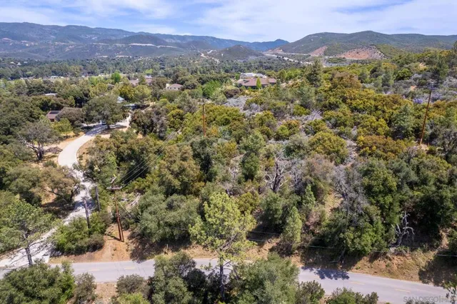 a view of city and mountain
