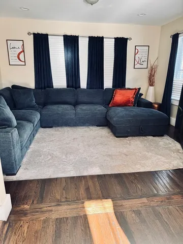 a living room with a couch