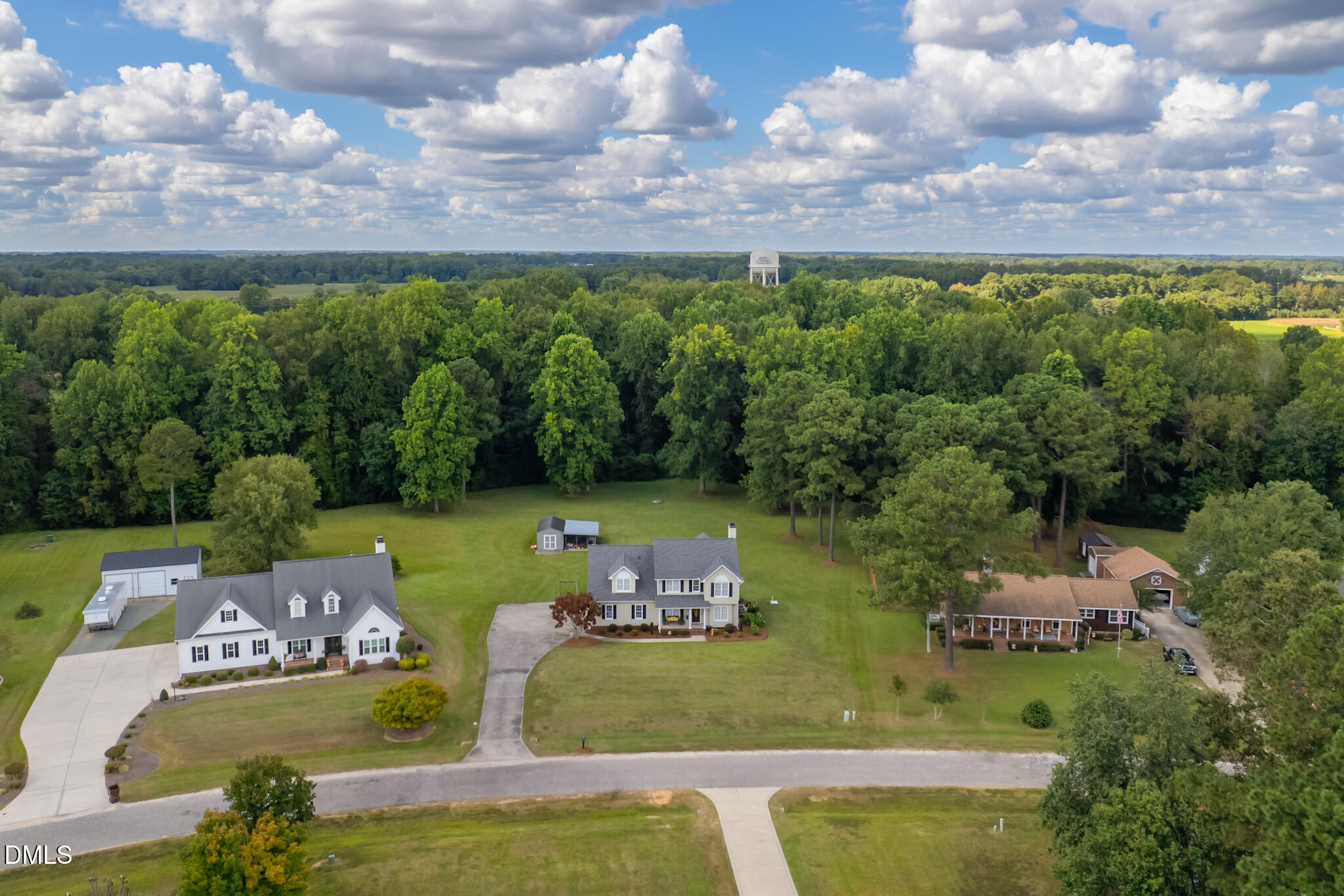 168 Tanning Ridge Drive Dunn, NC 28334 - Photo 33 of 33 an aerial view of a house with garden space ocean view