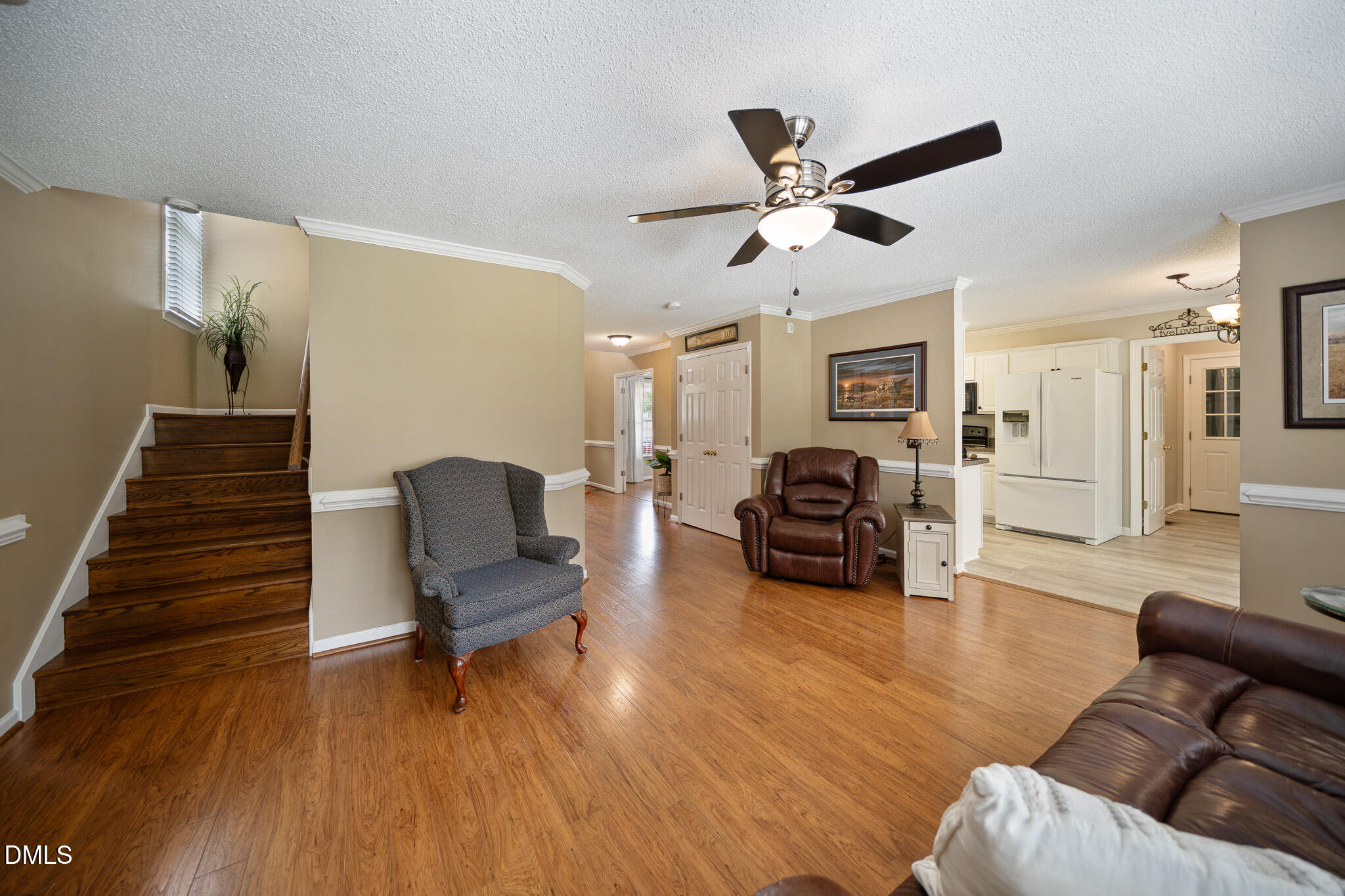 168 Tanning Ridge Drive Dunn, NC 28334 - Photo 10 of 33 a living room with furniture and wooden floor