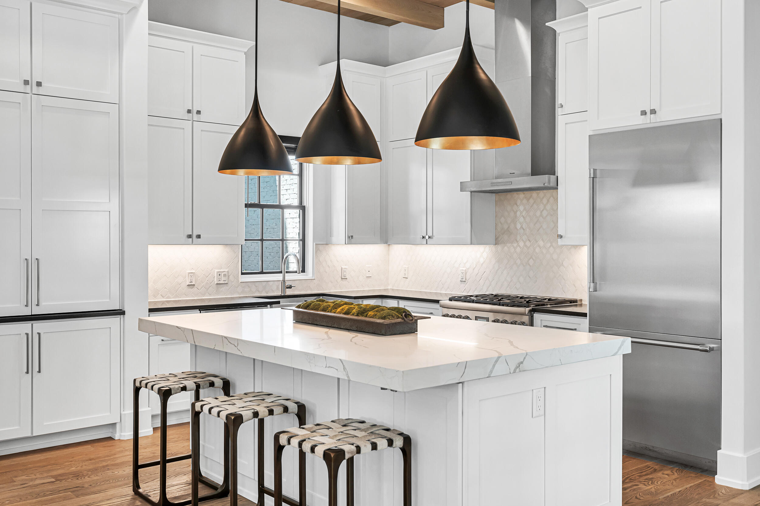 95 Tyler Santa Rosa Beach, FL 32459 - Photo 12 of 58 a kitchen with stainless steel appliances a sink a table and chairs