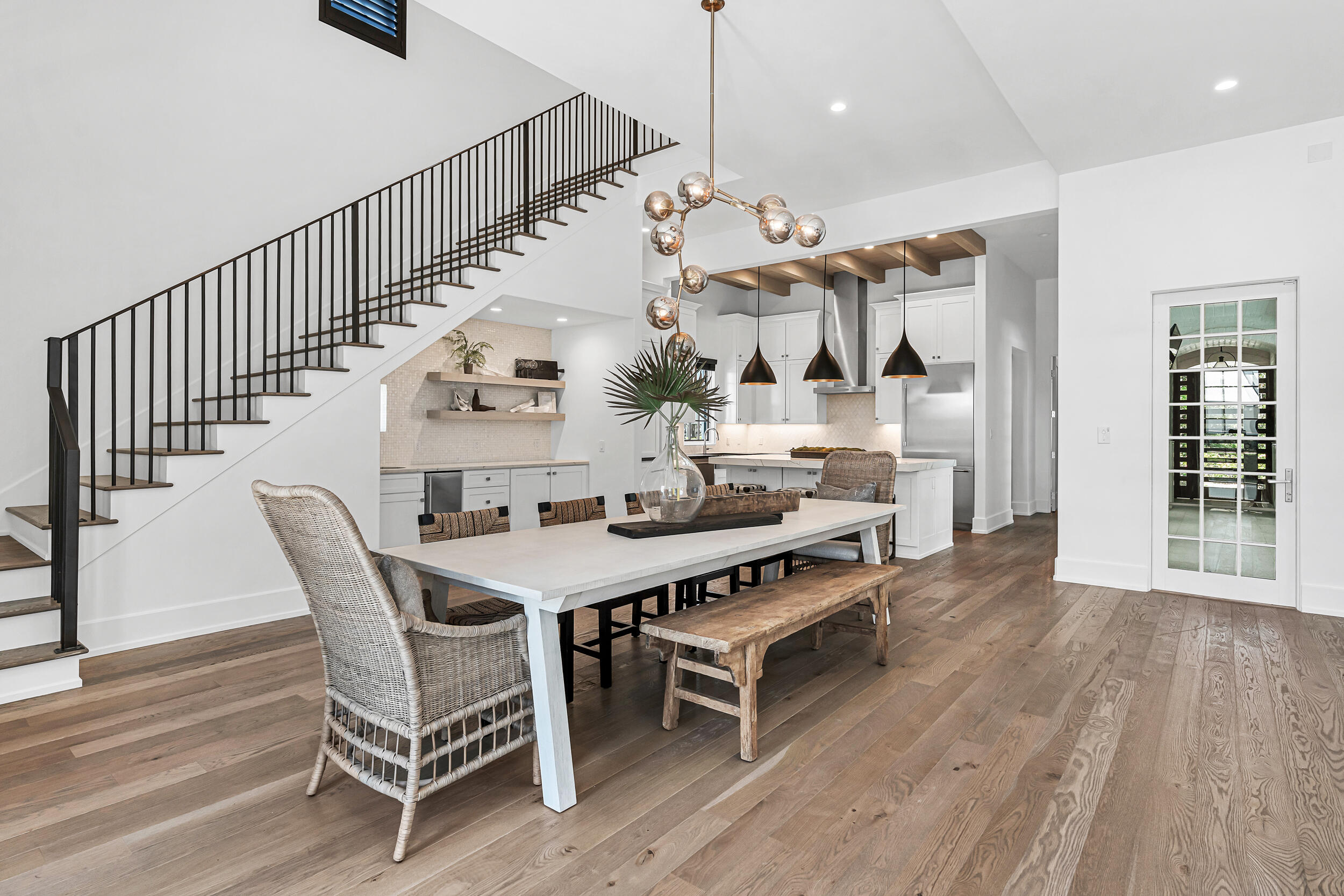 95 Tyler Santa Rosa Beach, FL 32459 - Photo 22 of 58 a view of a dining room with furniture and wooden floor