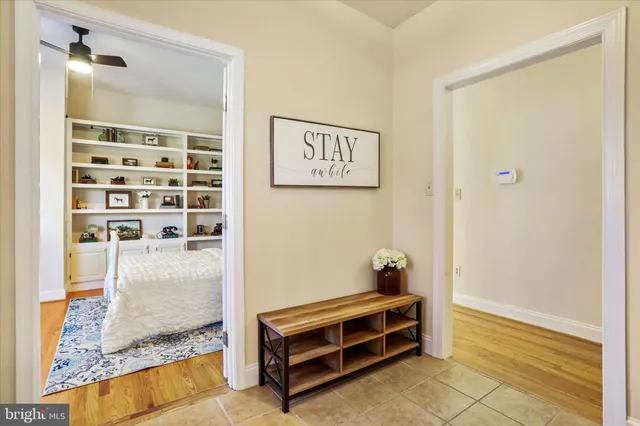 a view of a swimming pool with an ocean