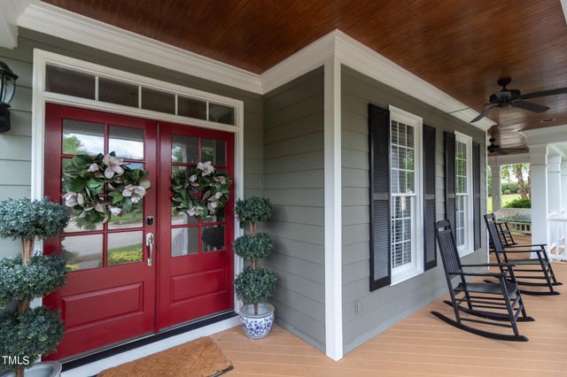 a view of a entryway door front of house