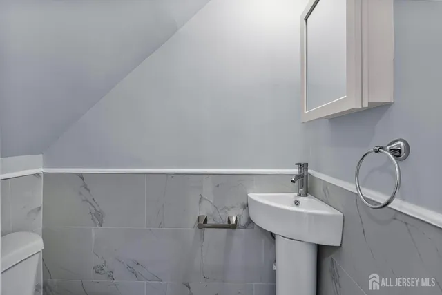 a bathroom with a sink and a toilet