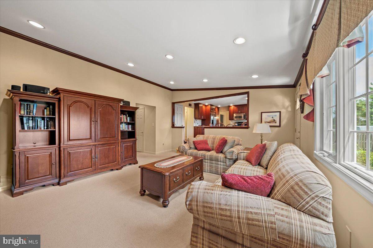 5 Everington Road Marlton, NJ 08053 - Photo 23 of 45 a living room with furniture and a flat screen tv