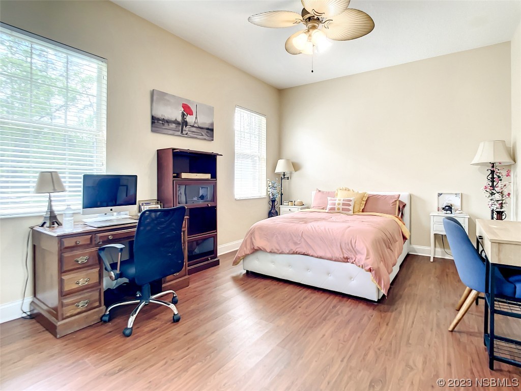 32 Winchester Road Ormond Beach, FL 32174 - Photo 34 of 84 a bedroom with a bed and a desk