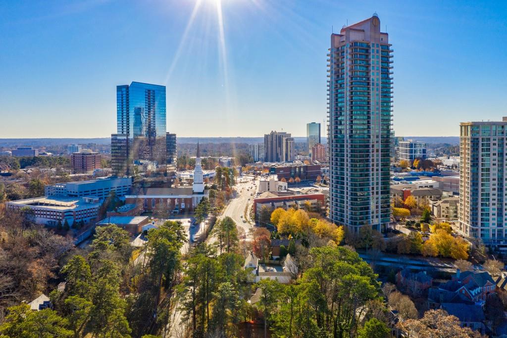 3746 Wieuca Road Northeast Atlanta, GA 30342 - Photo 1 of 1 a view of a city with tall buildings