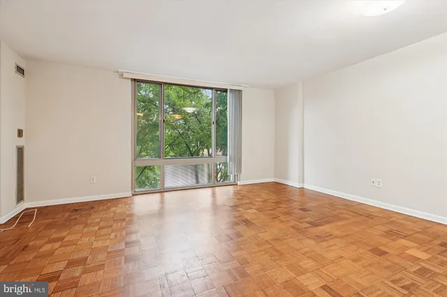 a view of kitchen and a window