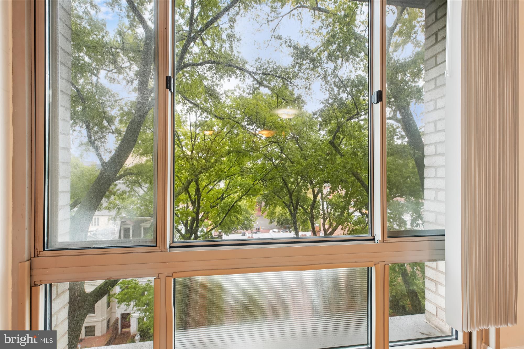 950 25th Street Northwest, Unit 709N Washington, DC 20037 - Photo 15 of 49 a view of a garden from a window