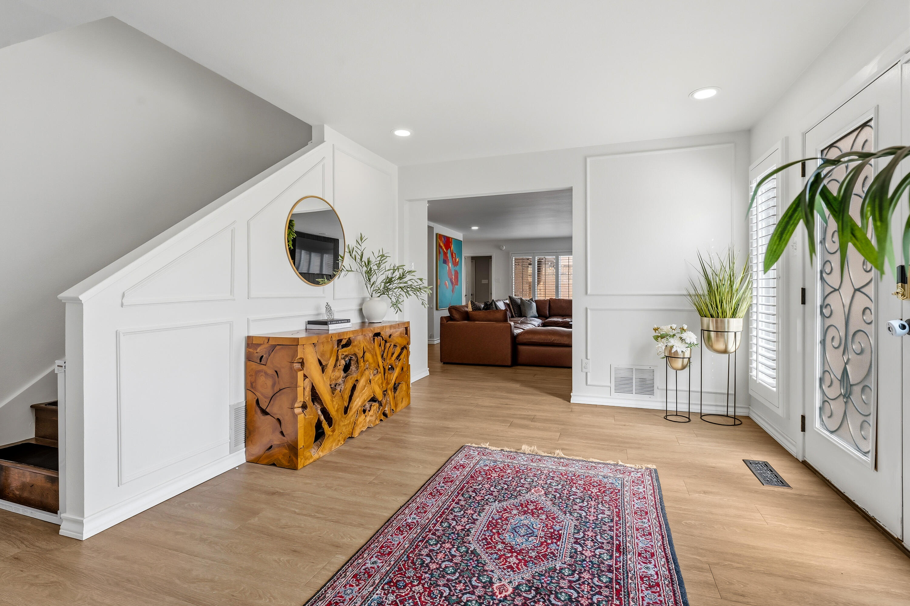 4628 94th Street Lubbock, TX 79424 - Photo 4 of 41 a living room with furniture and a rug