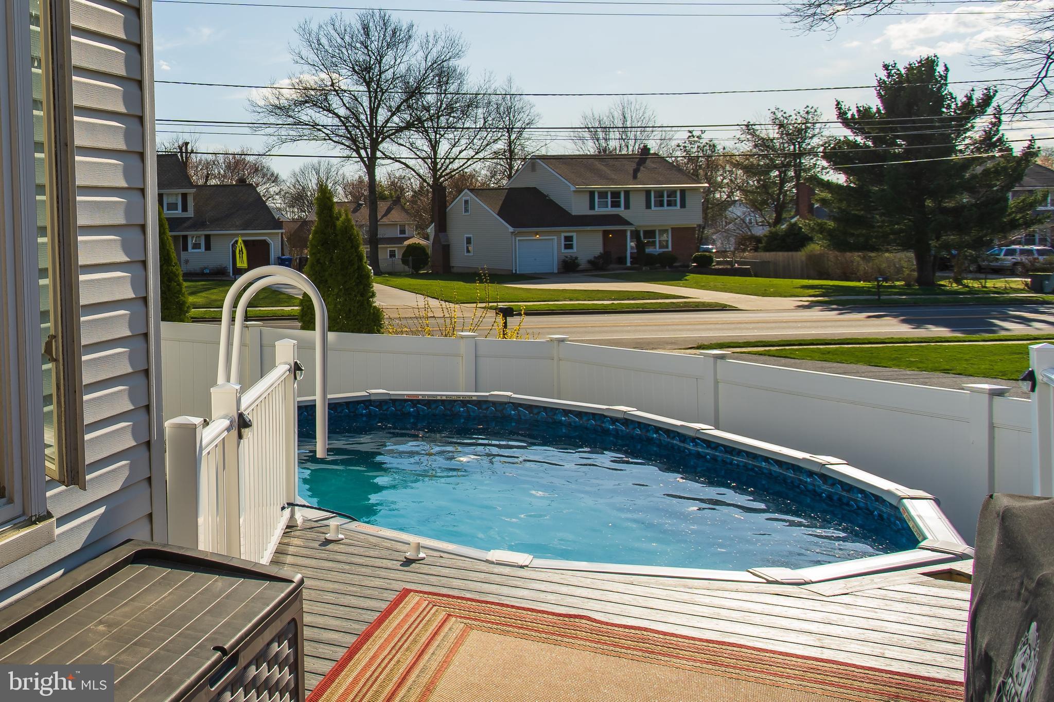2510 Church Road Cinnaminson, NJ 08077 - Photo 28 of 29 Deck leading to above ground pool