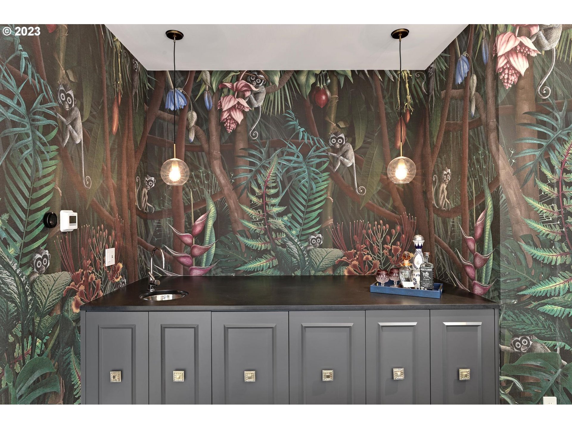 2122 Southwest Myrtle Street Portland, OR 97201 - Photo 16 of 47 a bathroom with a sink and a mirror