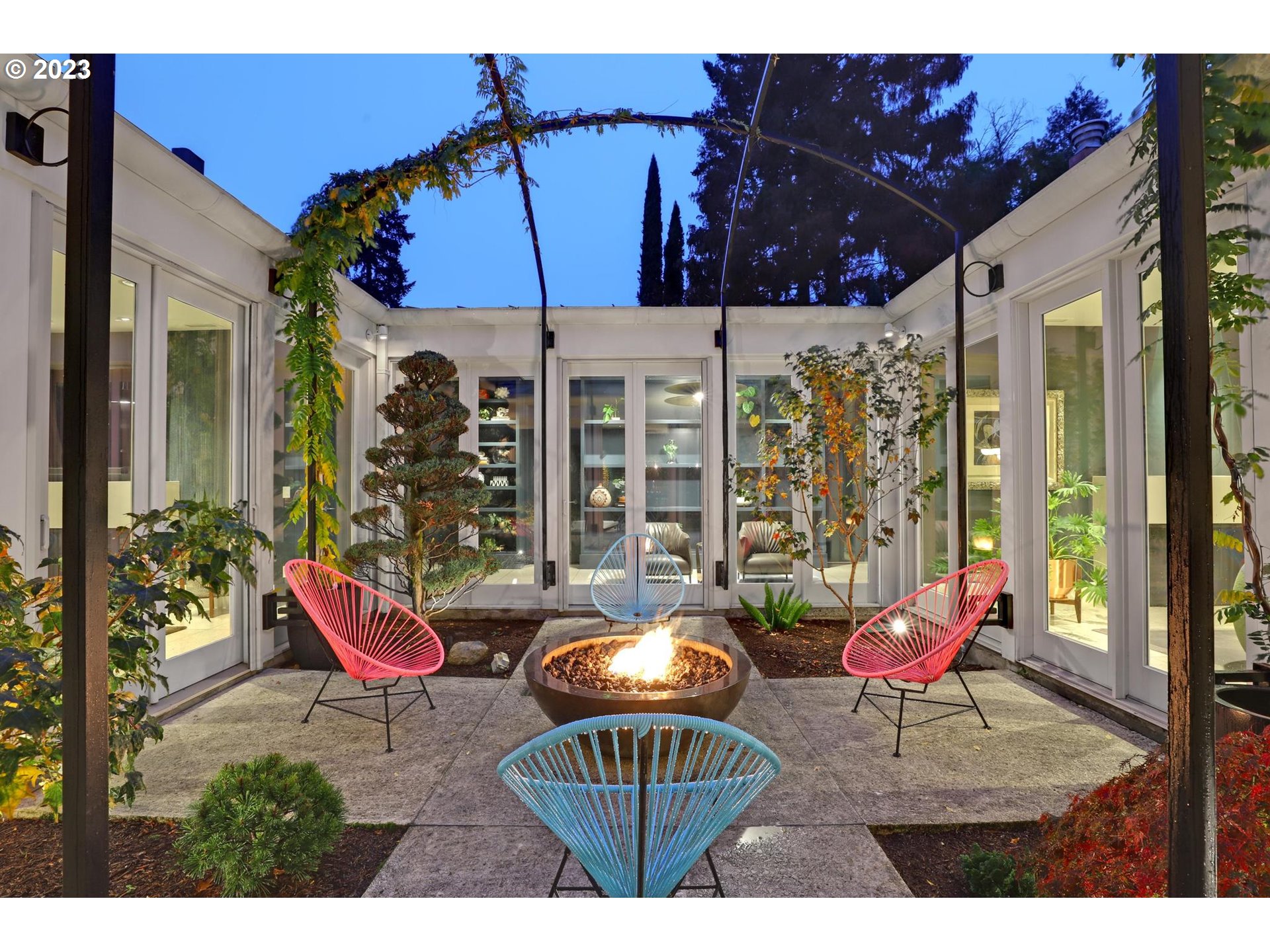 2122 Southwest Myrtle Street Portland, OR 97201 - Photo 19 of 47 a view of a patio with dining table and chairs