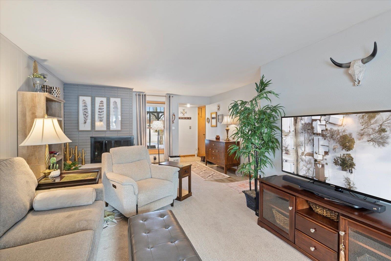 502 North Inner Drive Hibbing, MN 55746 - Photo 29 of 57 Living area with a fireplace