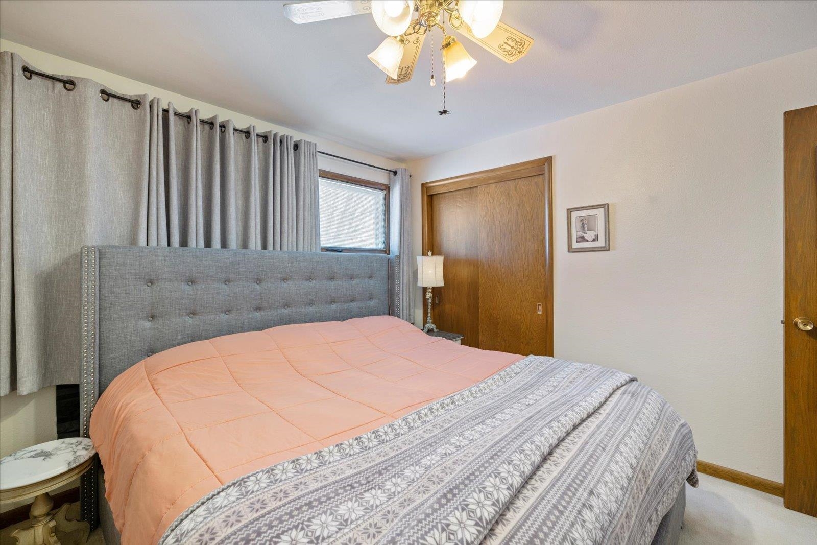 502 North Inner Drive Hibbing, MN 55746 - Photo 34 of 57 Carpeted bedroom with a closet and ceiling fan