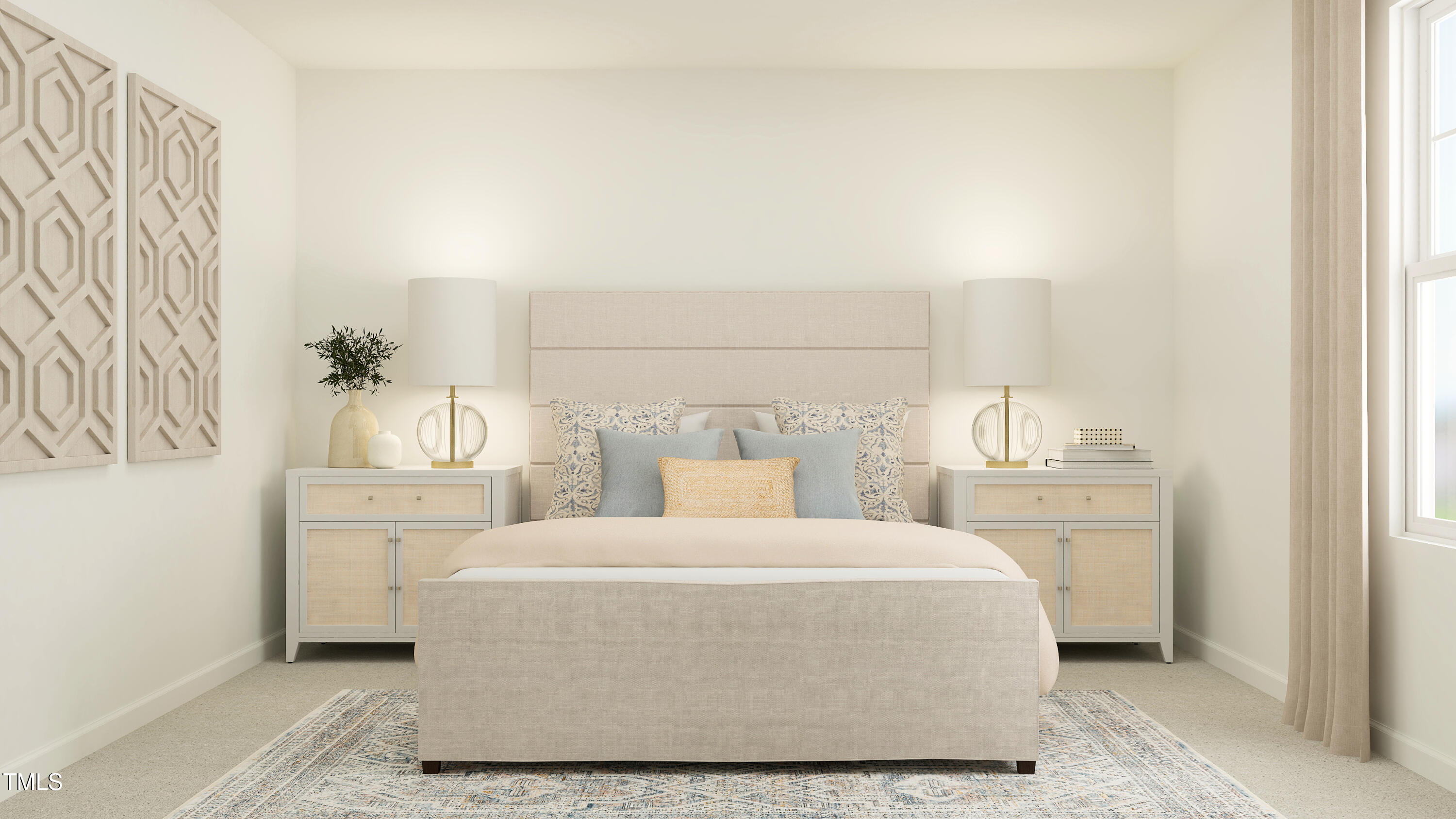 1005 Red Finch Way Angier, NC 27526 - Photo 11 of 25 a white bed sitting in a bathroom next to a window