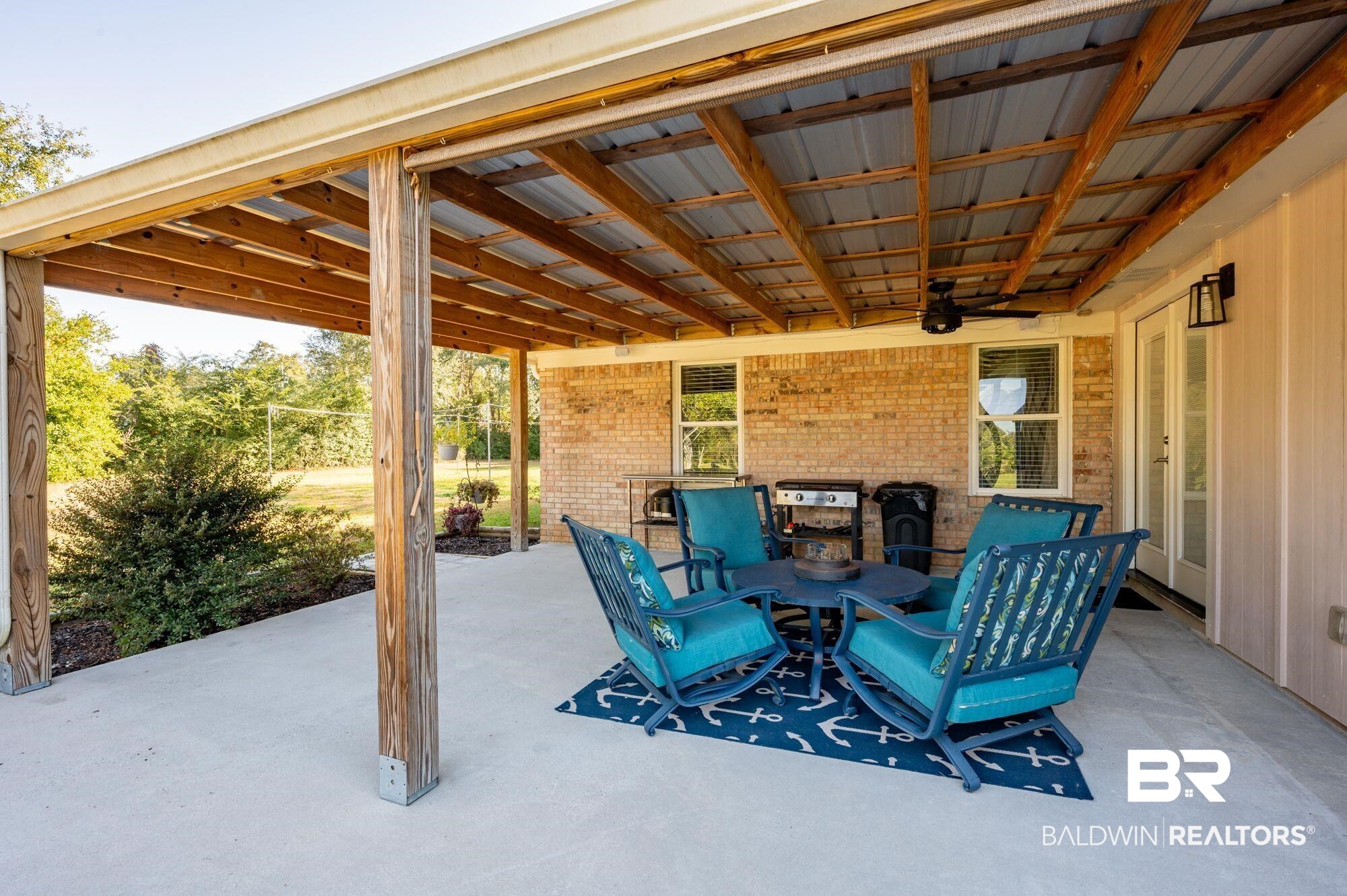 20037 County Road 33 Fairhope, AL 36532 - Photo 34 of 79 View of patio / terrace with ceiling fan