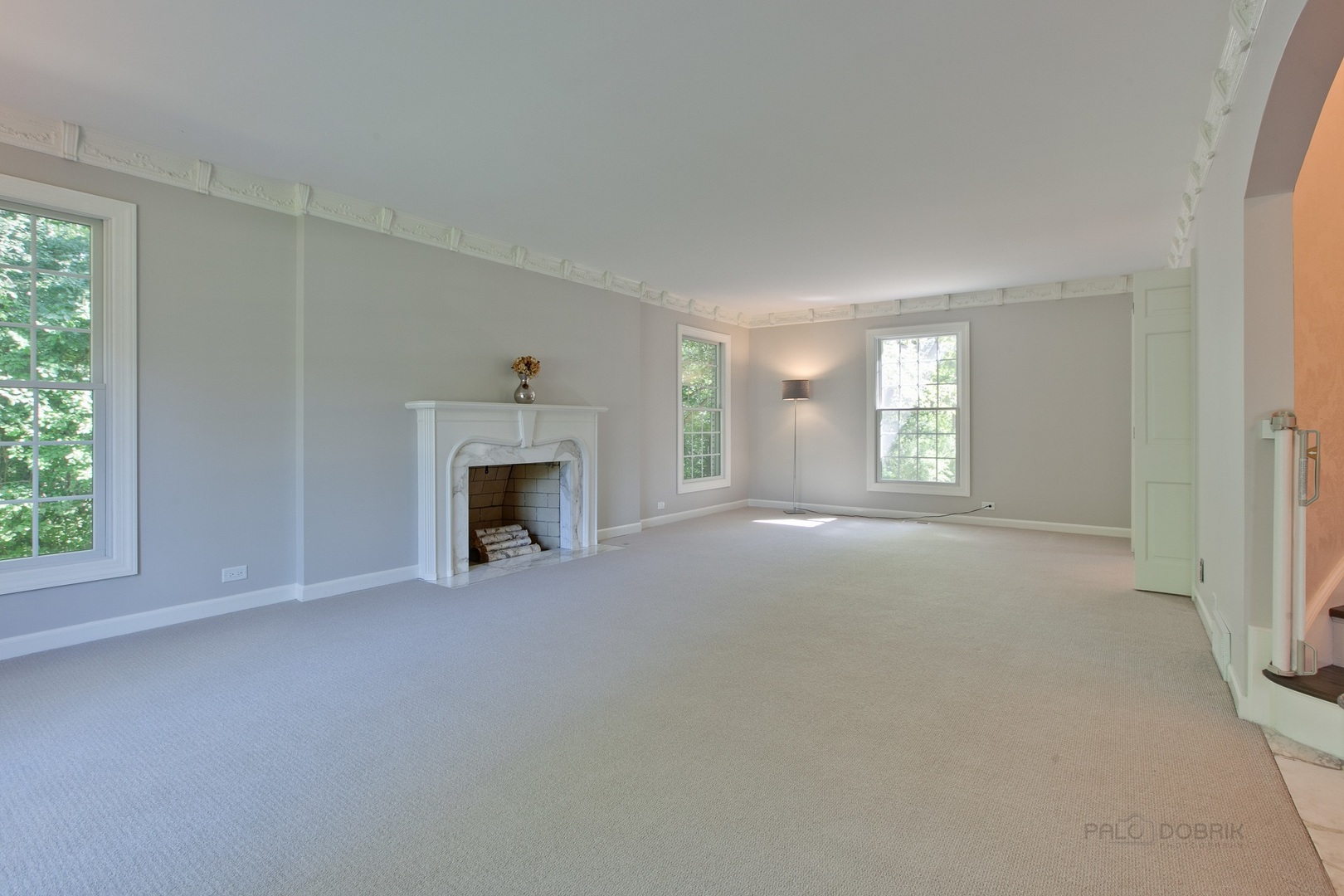 13 Forest Hills Road Lake Bluff, IL 60044 - Photo 6 of 24 a view of empty room with a fireplace