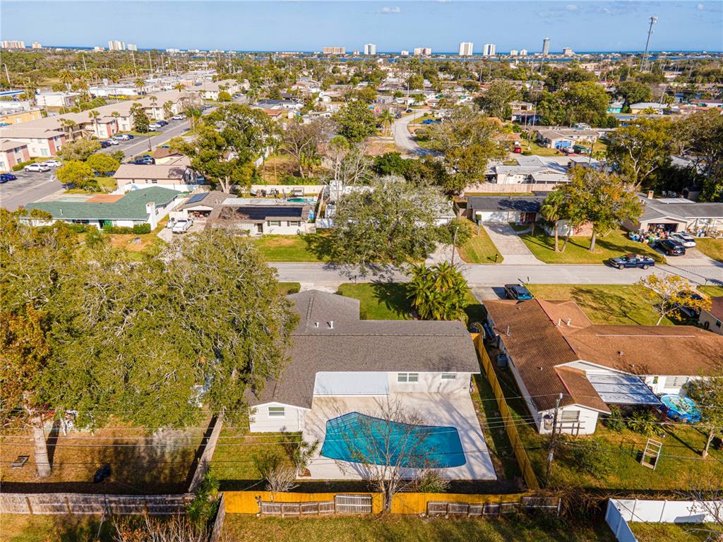1648 Caldwell Road Daytona Beach, FL 32119 - Photo 43 of 45 an aerial view of residential houses with outdoor space