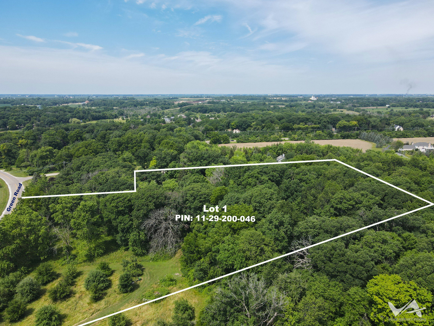 Lot 1 Green Road Elburn, IL 60119 - Photo 4 of 11 an aerial view of a balcony with yard