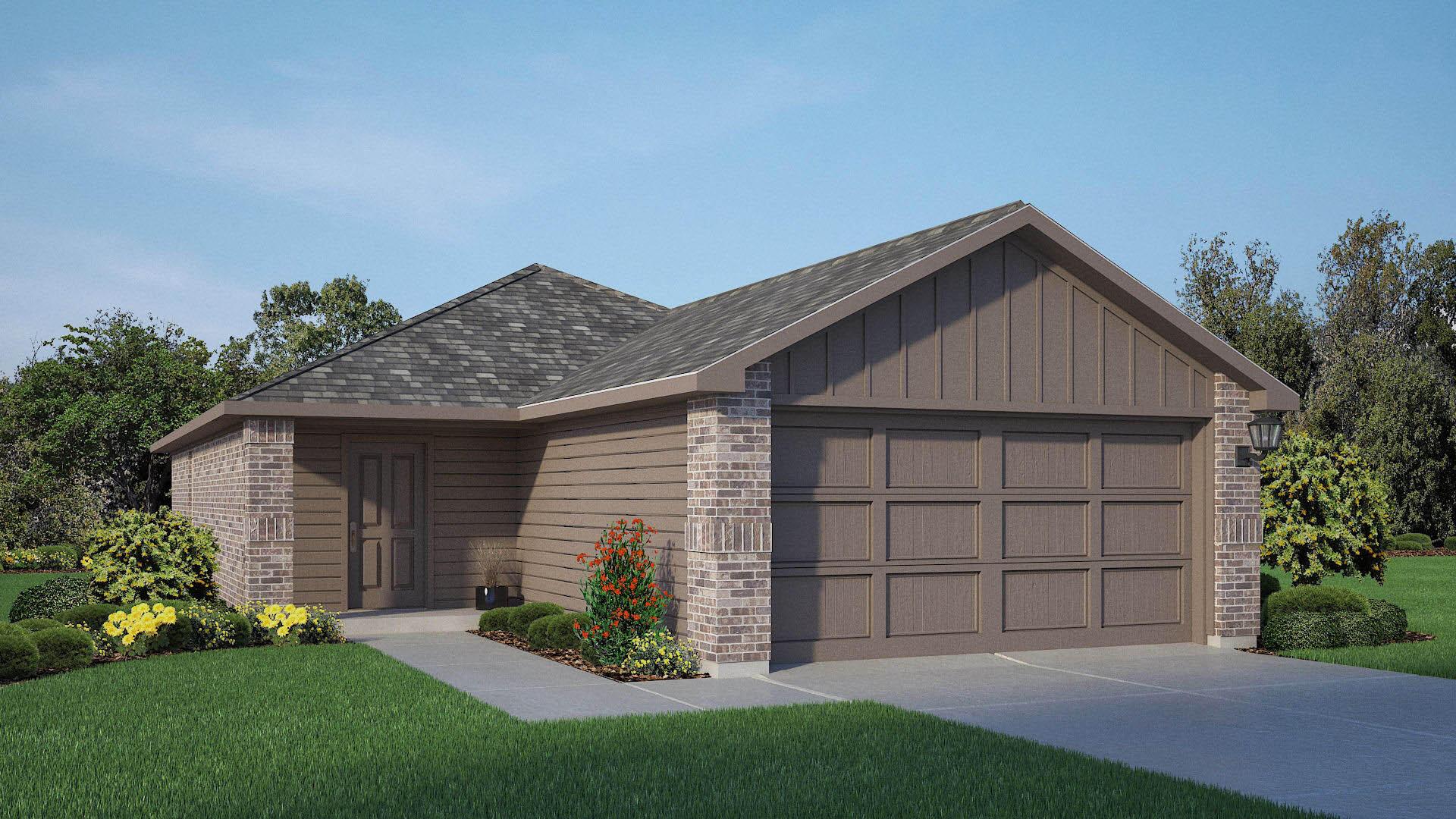 7452 10th Street Lubbock, TX 79416 - Photo 1 of 3 front view of a house with a yard