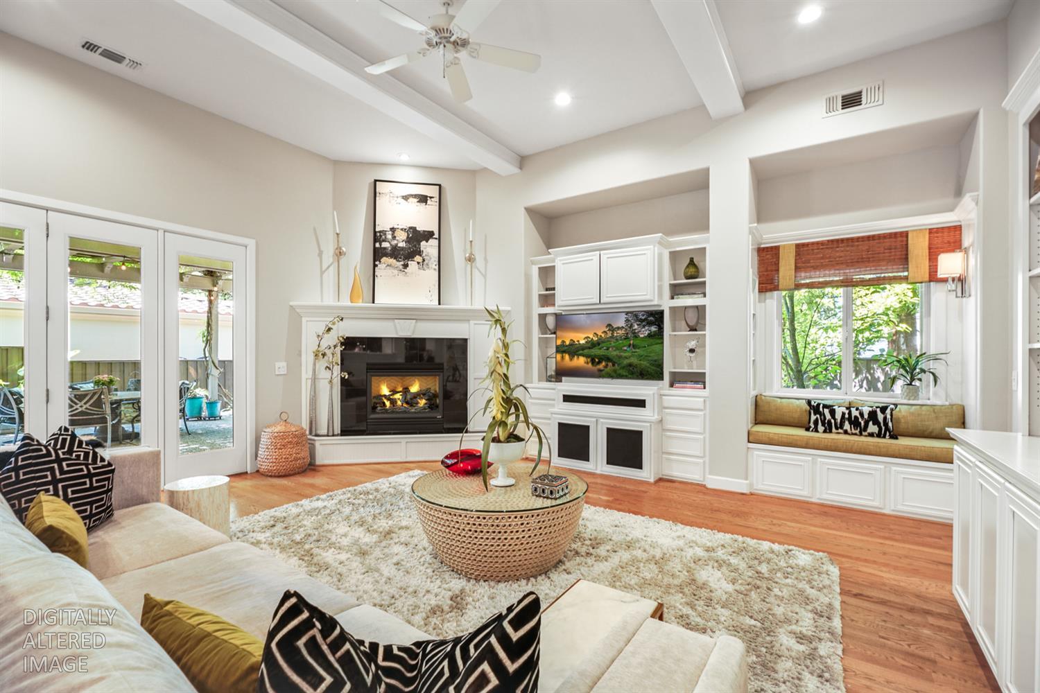 5512 Riviera Granite Bay, CA 95746 - Photo 29 of 76 a living room with furniture and a fireplace