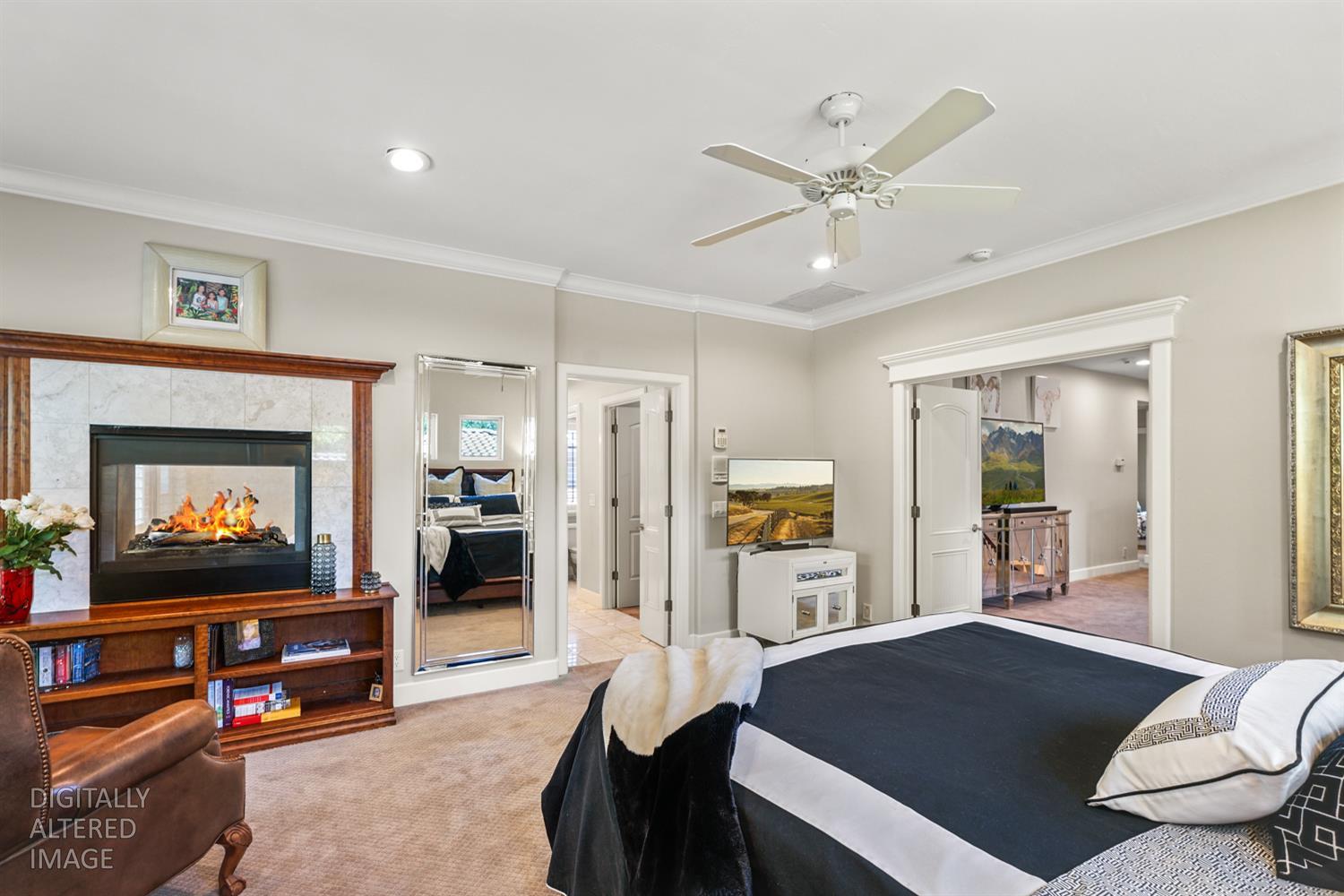 5512 Riviera Granite Bay, CA 95746 - Photo 41 of 76 a living room with furniture and a flat screen tv