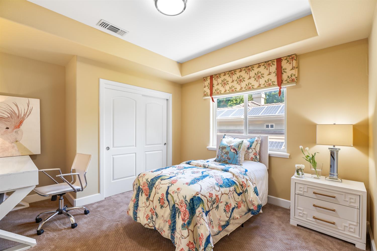 5512 Riviera Granite Bay, CA 95746 - Photo 49 of 76 a bed sitting in a bedroom next to a window