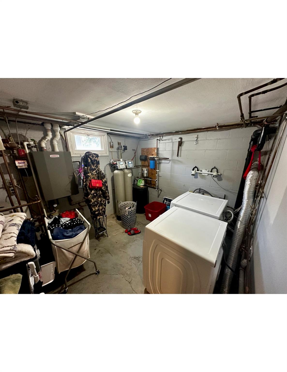 1300 Burlingham Road Pine Bush, NY 12566 - Photo 18 of 23 a storage room with washer and