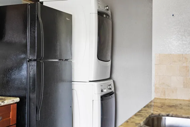 a view of a terrace with seating space