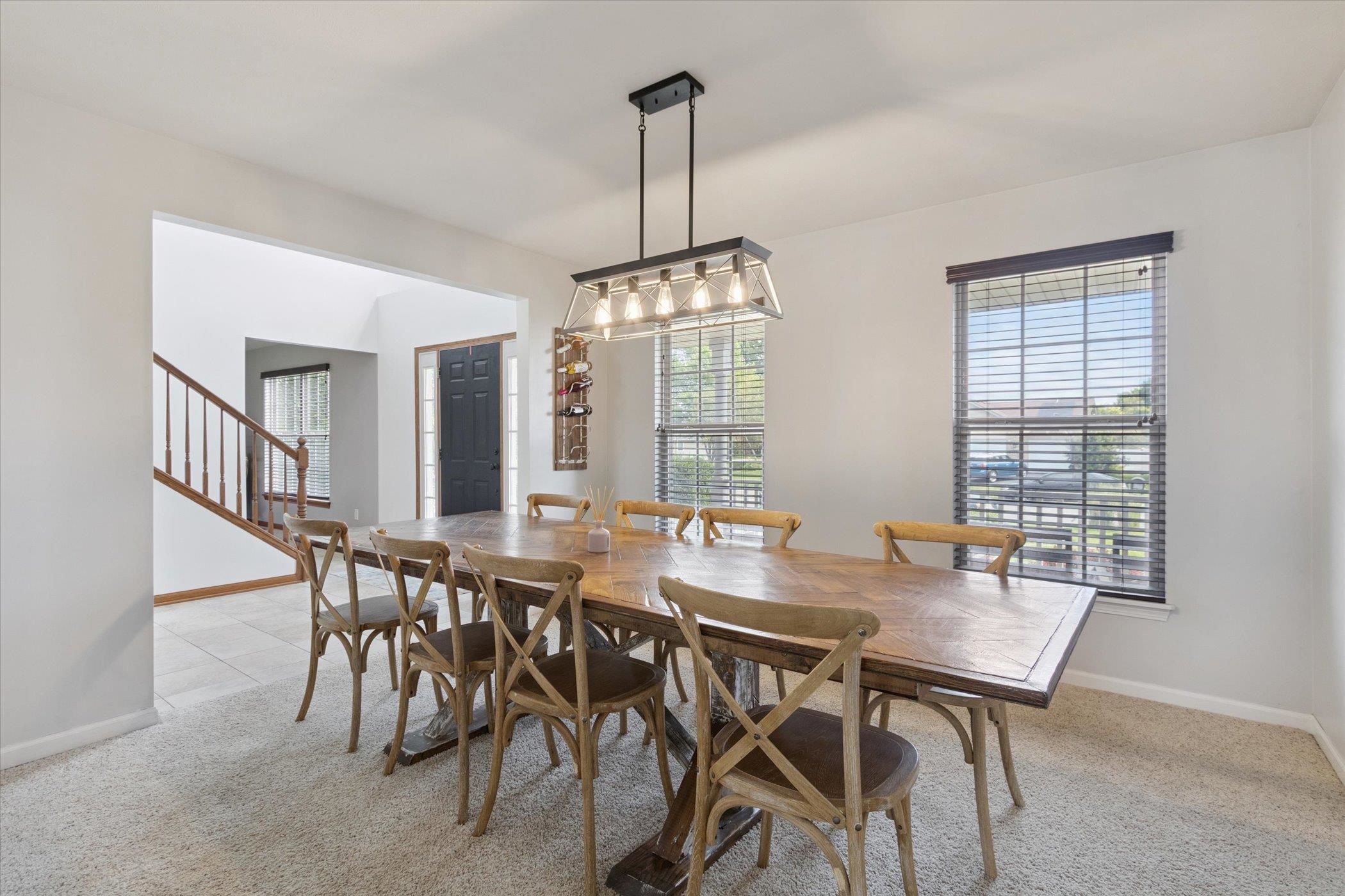 1442 Rock Island Road Davis Junction, IL 61020 - Photo 23 of 63 a view of a dining room with furniture window and outside view