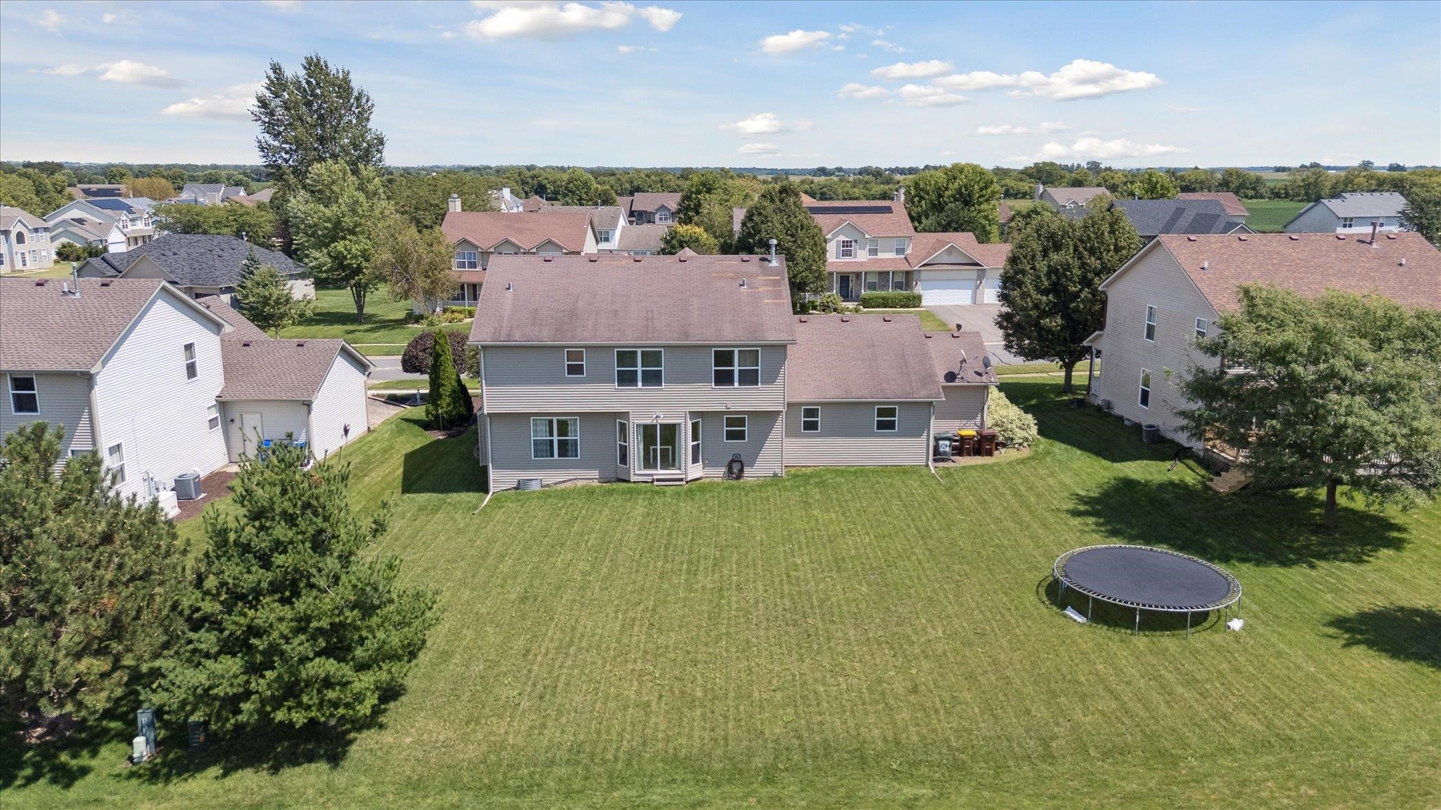 1442 Rock Island Road Davis Junction, IL 61020 - Photo 57 of 63 an aerial view of residential houses with outdoor space and street view