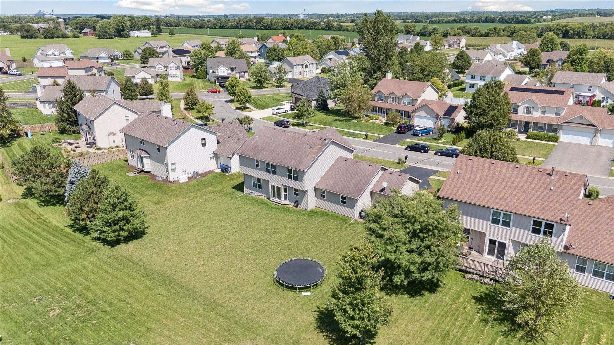 1442 Rock Island Road Davis Junction, IL 61020 - Photo 62 of 63 an aerial view of residential houses with outdoor space