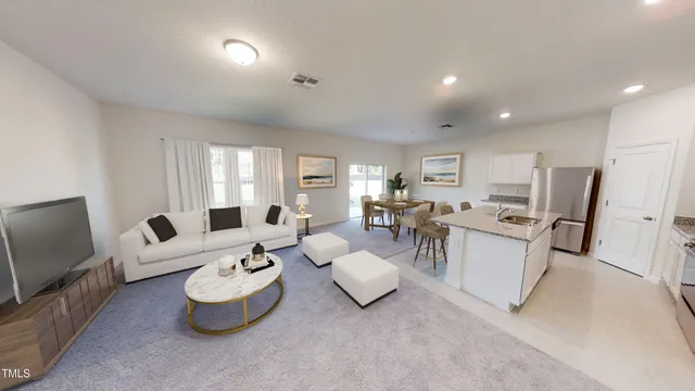 a backyard of a house with basket ball court