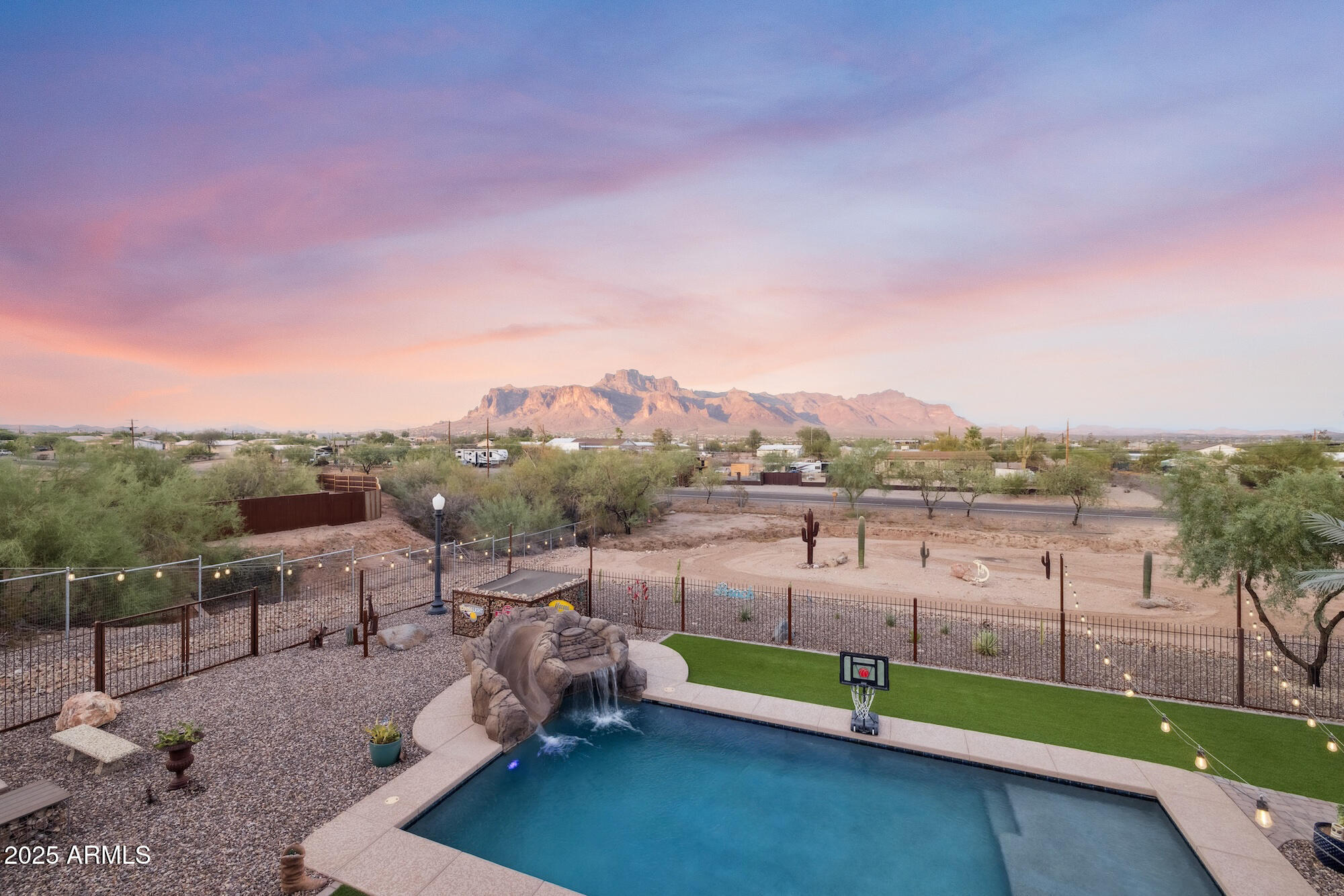 655 South Conestoga Road Apache Junction, AZ 85119 - Photo 59 of 79 a view of a lake with couches and city view