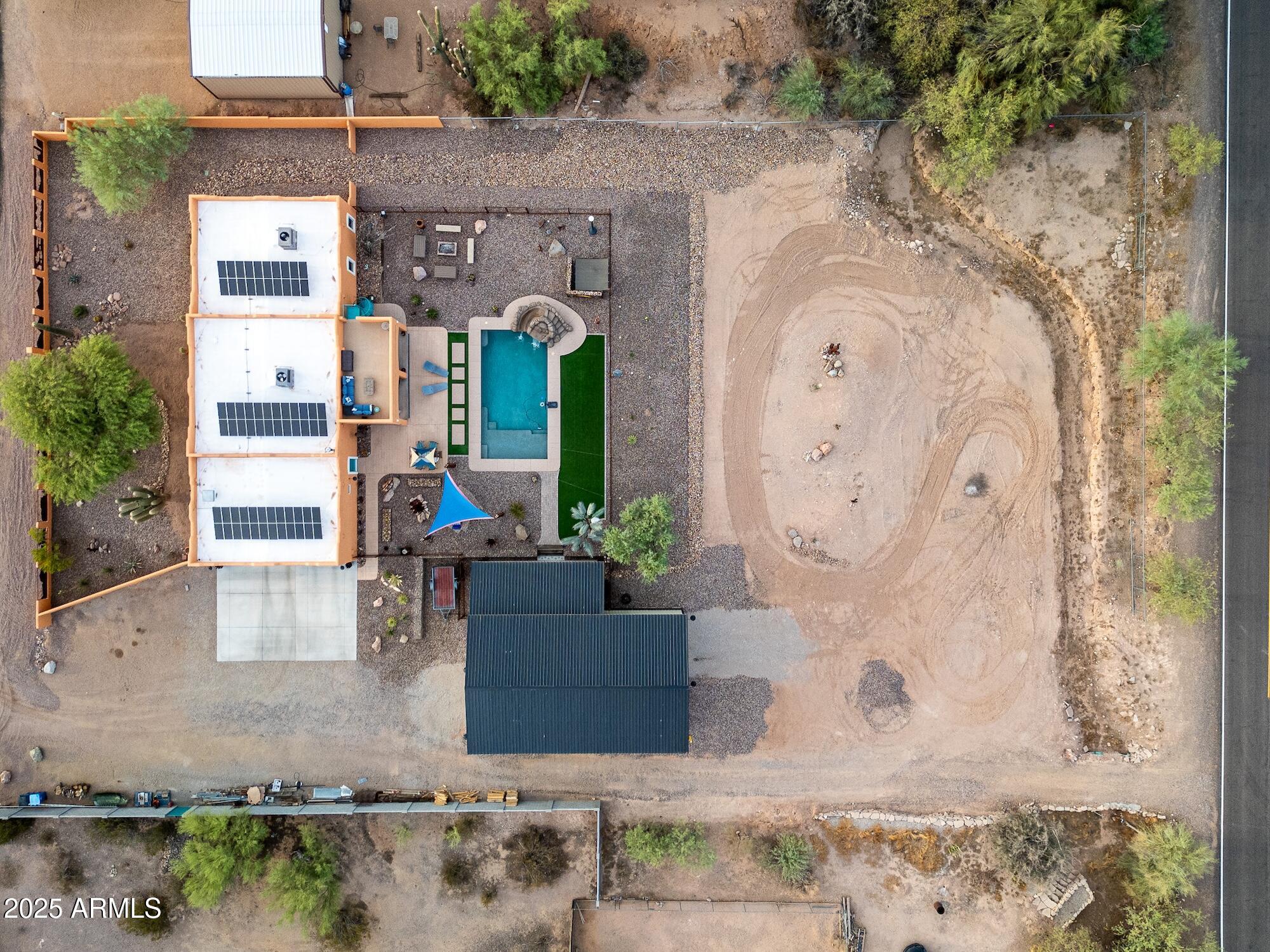 655 South Conestoga Road Apache Junction, AZ 85119 - Photo 78 of 79 a front view of a house with outdoor seating
